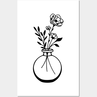 Flowers in a pot Posters and Art